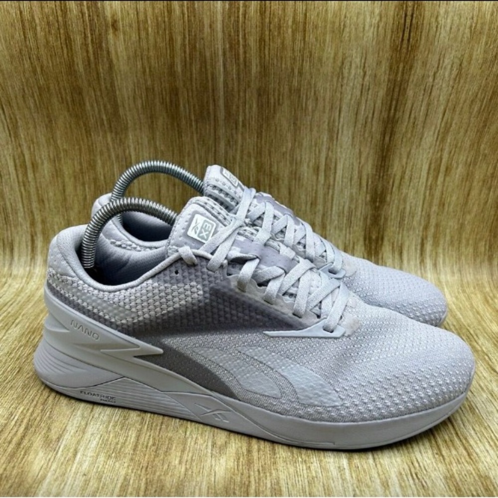 Reebok Nano X3 Men's Size 8 Cold Grey Athletic Training Shoes Sneakers 100033511